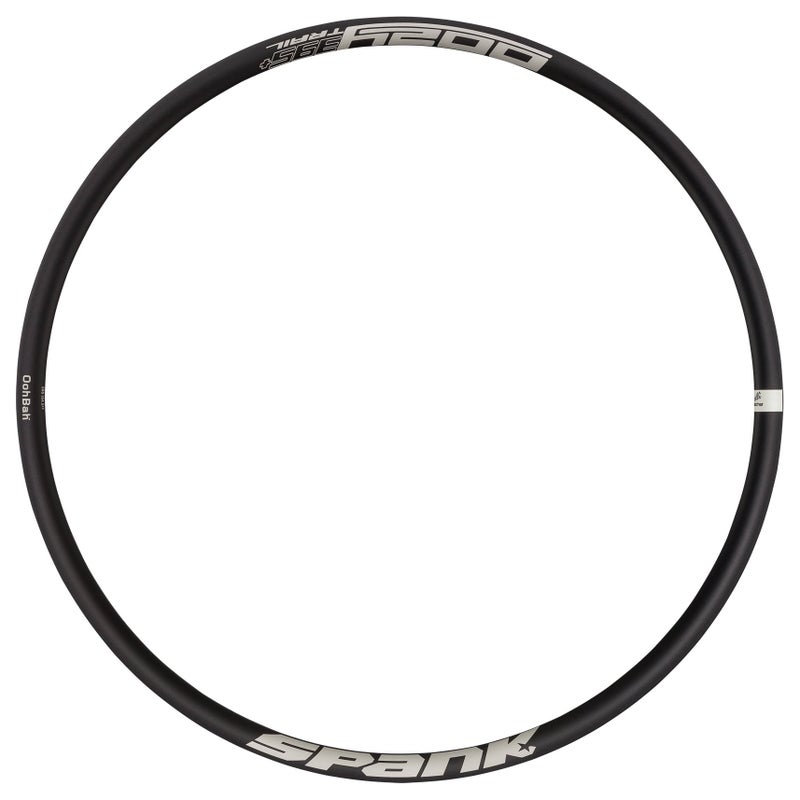Spank OOZY Trail 395+ Bike Rims (29 Inch, Black), Corrugated Rim, Tubeless-Ready, For ASTM-5, All Mountain, Trail, E-bike, Dynamal Alloy, Shotpeen Anodized - Image 2